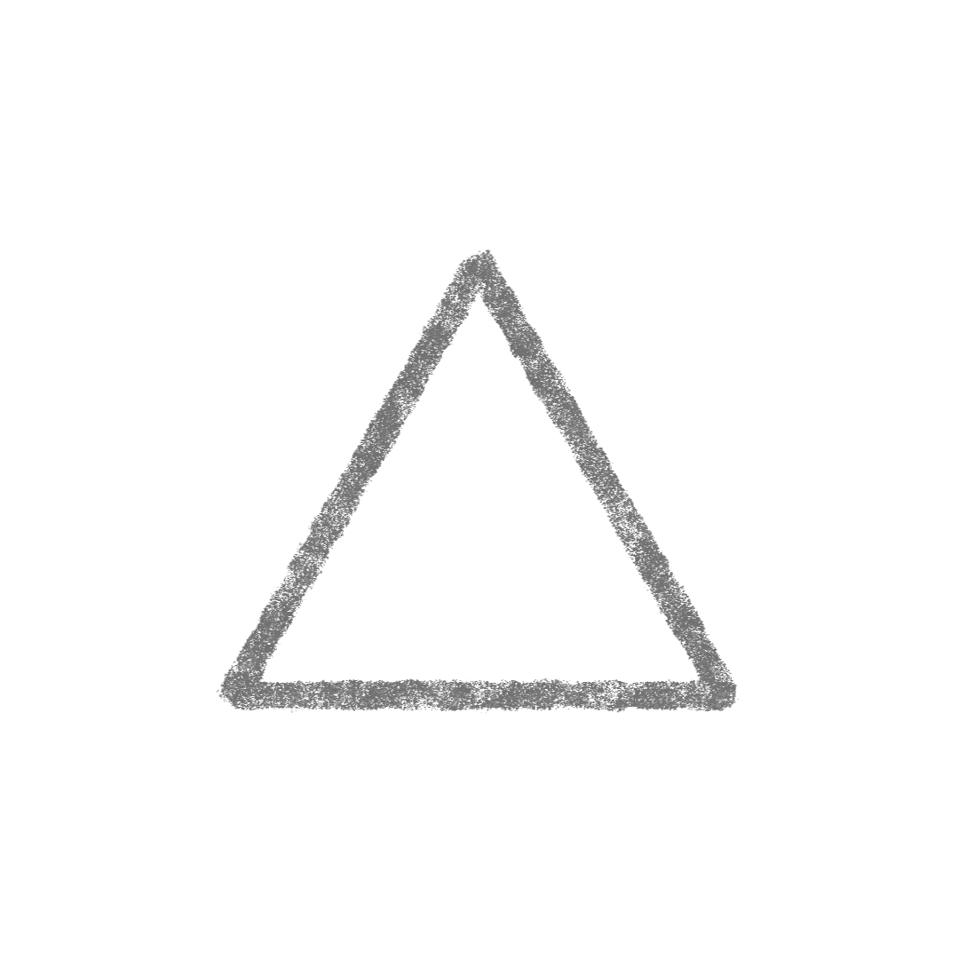 Sober Tools grey textured triangle icon
